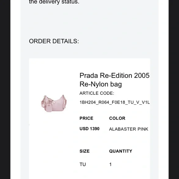 PRADA RE-EDITION 2005 RE-NYLON BAG - Picture 3 of 6